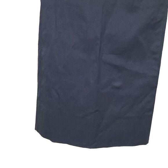 Tory Burch‎ Dress Pants 0 Navy Blue Wide Leg Nautical Sailor Flap Pocket Slacks - Picture 4 of 9